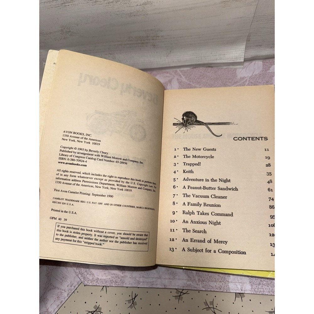 The Mouse And The Motorcycle, Ralph S. Mouse, Runaway Ralph By Beverly Cleary - Picture 3 of 5